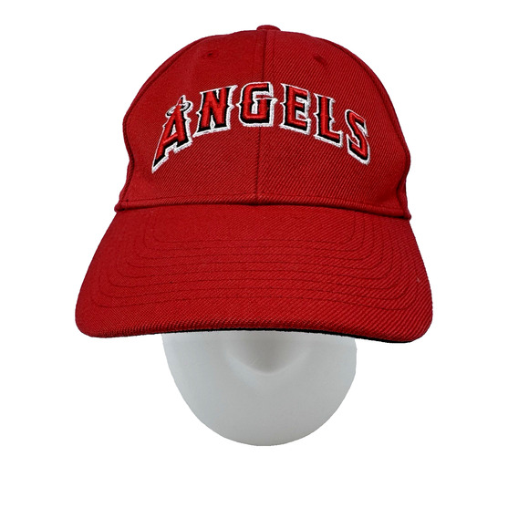 Nike Team Hat Los Angeles Angels of Anaheim Cap Embroidered Red EUC - Picture 1 of 13